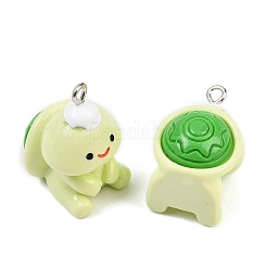 Cute Opaque Resin Pendants&nbsp;RESI-I345-01P-02