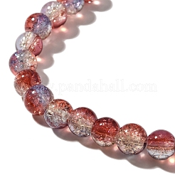 Crackle Glass Beads Strands&nbsp;X-CCG-C002-8mm-11