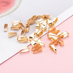 真鍮製バチカン  オーバル  18KGP本金メッキ  10x4mm  内径：9.8x3.8mm&nbsp;KK-F824-107G