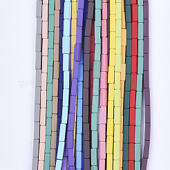 Spray Painted Non-magnetic Synthetic Hematite Beads Strands&nbsp;G-T124-17