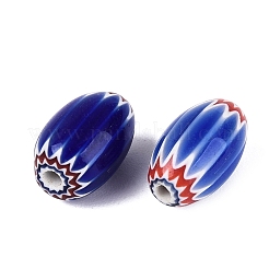 Handmade Millefiori Glass Barrel Beads&nbsp;LA-N002-02C