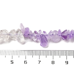 Natural Quartz Crystal & Amethyst Beads Strands&nbsp;G-L610-A02-B01