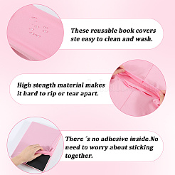 3Pcs Elastic Fabric Book Covers&nbsp;AJEW-CP0006-14G