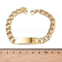 304 Stainless Steel ID Bracelets&nbsp;BJEW-Z178-13G-02