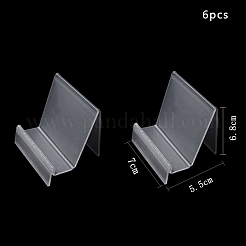 アクリルディスプレイ  本/携帯電話ディスプレイ用  透明  7x5.5x6.8cm&nbsp;ODIS-WH0005-11