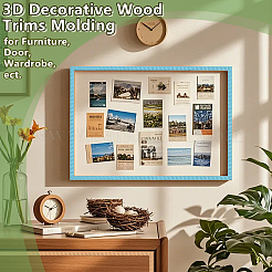 25Pcs Wood Ceiling Molding&nbsp;AJEW-OC0016-05D