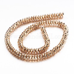 Electroplate Non-magnetic Synthetic Hematite Beads Strands&nbsp;G-A170-02A-LRG