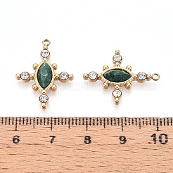 Natural African Jade Faceted Horse Eye Pendants&nbsp;STAS-N109-161G