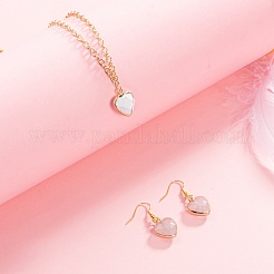 12Pcs 6 Style Electroplate Natural Gemstone Pendants&nbsp;G-LS0002-09