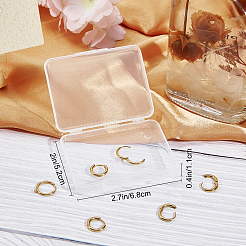 4 Pairs 2 Style 304 Stainless Steel & 316 Surgical Stainless Steel Huggie Hoop Earring&nbsp;STAS-BBC0001-08