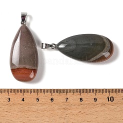 Natural American Picture Jasper Pendants&nbsp;GG-CBACB71-02P-09