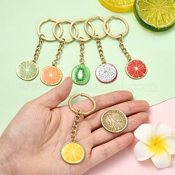 Alloy Enamel Keychains&nbsp;KEYC-YW00233-01