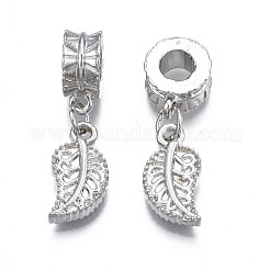 Rack Plating Alloy European Dangle Charms Enamel Settings&nbsp;MPDL-N039-037