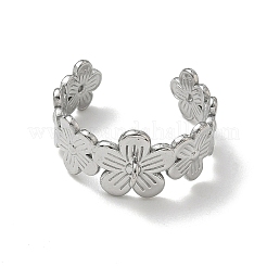304 Stainless Steel Cuff Open Ring Setting&nbsp;SA-CBA37BC-06P