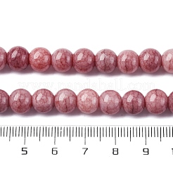 Ombre Effect Dyed Glass Beads Strands&nbsp;GLAA-T031-01O