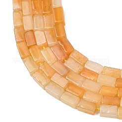 天然石イエローアベンチュリンビーズ連売り  直方体の  4~5x2.5x2~2.5mm  穴：0.7mm  約82個/連  14.96インチ（38cm）&nbsp;GG-CBAF7D8-11