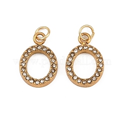 304 Stainless Steel Rhinestone Pendants&nbsp;STAS-N133-03-G