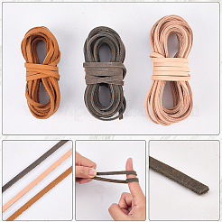 5M Flat Cowhide Leather Cords&nbsp;WL-GF0001-27C-02