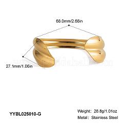 Fashionable 304 Stainless Steel Cuff Bangles for Women&nbsp;JF4975-1