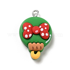 Christmas Opaque Resin Pendants&nbsp;RESI-G043-B05