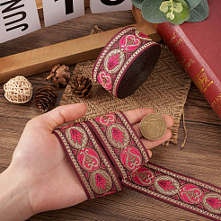 Ethnic Style Embroidery Polyester Ribbons&nbsp;SK-TAC0001-01