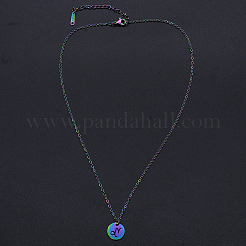 201 Stainless Steel Pendants Necklaces&nbsp;LS-NJEW-S105-JN627-10