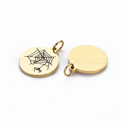 Ion Plating(IP) 316 Surgical Stainless Steel Enamel Charms&nbsp;STAS-N097-085-NR
