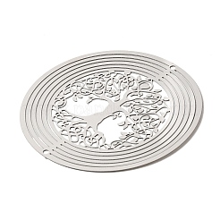 Tree of Life 201 Stainless Steel 3D Rotating Hanging Wind Spinner&nbsp;STAS-C166-05P