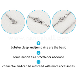 304ステンレススチール製カニカン  ステンレス鋼色  9~13x6~8.5x3~4mm  穴：1~2mm  100個/箱&nbsp;STAS-UN0006-25P