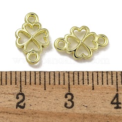 Rack Plating Alloy Hollow Clover Connector Links&nbsp;PALLOY-F312-42G