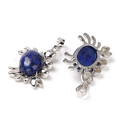 Natural Lapis Lazuli Pendants&nbsp;X-G-D469-01P-15