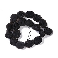 Natural Tektite Beads Strands&nbsp;G-Q164-F03-01