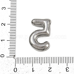 304ステンレスペンダント  フィギュアチャーム  ステンレス鋼色  数5  20x13x5.5mm  穴：3x2mm&nbsp;LS-STAS-P402-01P-05