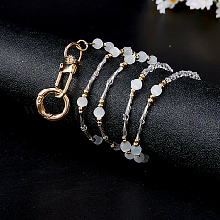 4Pcs Glass Beads Neck Strap Lanyard&nbsp;HJEW-DC00179