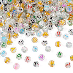 400Pcs 4 Styles Transparent Acrylic Beads&nbsp;TACR-TA0001-64