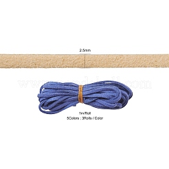 5 Strands 5 Colors Faux Suede Cord&nbsp;LW-FS0001-01D