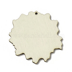 American Flag Theme Single Face Printed Aspen Wood Big Pendants&nbsp;WOOD-G014-16