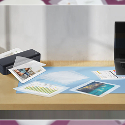プラスチックラミネートポーチフィルム写真保護シート100枚  ホットラミネーター用  透明  263x214x0.1mm&nbsp;AJEW-WH0606-55G