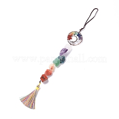 Natural Gemstone Big Pendant Decorations&nbsp;HJEW-F012-01