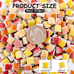 Porcelain Cabochons&nbsp;DIY-PH0004-14