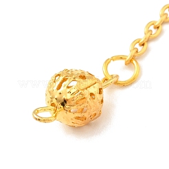 Brass Cable Chain Pointed Dowsing Pendulums&nbsp;HJEW-D004-04G