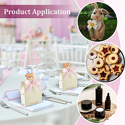10Pcs Bear Folding Paper Gift Boxes&nbsp;CON-WH0001-77A