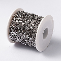 Tarnish Resistant 304 Stainless Steel Cable Chains&nbsp;CHS-L014-19P