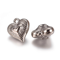 CCB Plastic Heart Pendants&nbsp;CCB-J030-59P