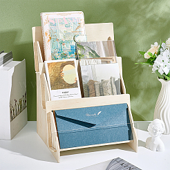 MDF ディスプレイ ライザー  長方形のディスプレイスタンド  古いレース  258x245x340mm&nbsp;ODIS-WH0086-084B