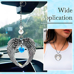 12Pcs 12 Colors Tibetan Style Alloy Big Pendants&nbsp;FIND-TA0004-24