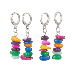 Brass Hoop Earrings&nbsp;EJEW-JE06970-01