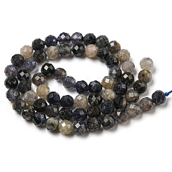 Natural Iolite Beads Strands&nbsp;G-A097-A14-09
