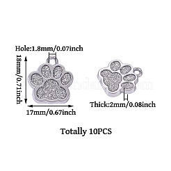 10Pcs Alloy Enamel Pendants&nbsp;FIND-TA0006-09A
