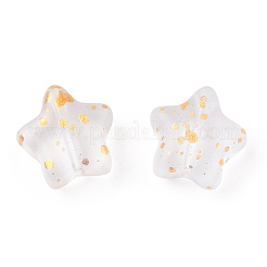 Spray Painted Glass Beads&nbsp;GLAA-R211-04-F03
